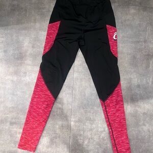 Women’s UC Bearcats Black and Red Leggings